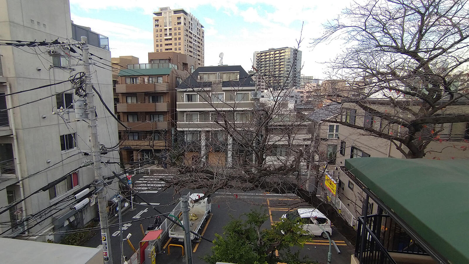 屋上から見えます