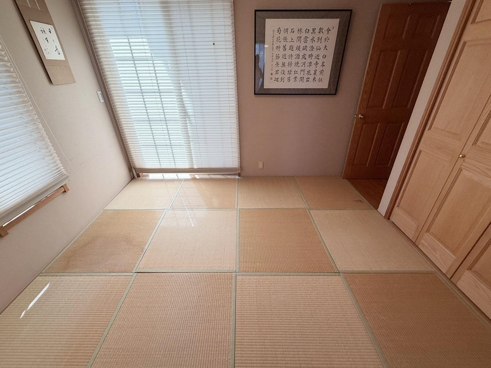 掘り炬燵を塞いだ状態